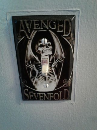 Avenged Sevenfold Metal Light Switch Cover Plate 2