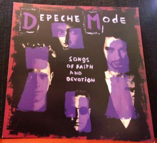 Depeche Mode - Songs Of Faith And Devotion Poster Flat - 12x12 - 2 Sided Promo