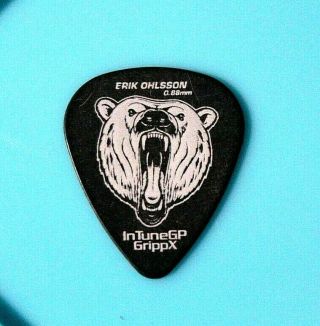 Millencolin // Erik Ohlsson Tour Guitar Pick // Black/white Grizzly Bear