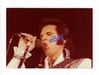 Elvis Presley Kodak Concert Photo 1975 Close - Up - Jim Curtin Vintage