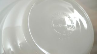 Set/2 Vintage ANCHOR HOCKING Fire King 350 Milk Glass Serving Bowls Dishes 4