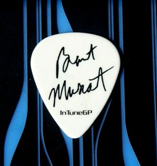 FASTER PUSSYCAT // Brent Muscat Tour Guitar Pick // white/black la guns 2