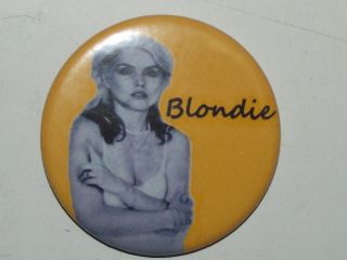 Badge Pin 55mm Blondie Debbie Harry Punk Rock Vintage Wave Music Old Band