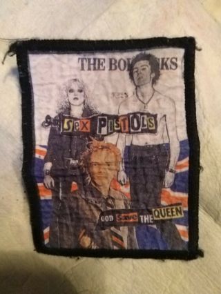 Vintage 80s Sex Pistols/ Sid Vicious Punk Patch.