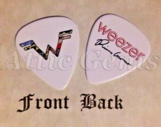 Weezer Band Logo Rivers Signature Guitar Pick (v)