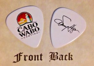 Cabo - Sammy Hagar Band Logo Signature Guitar Pick - (cabo Wabo Cantina) (q)