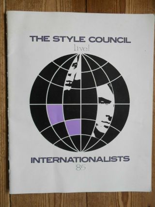 The Style Council - 1985 Internationalists December Tour Programme