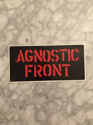 Vintage Hardcore 5 Sticker Set - Agnostic Front Ignite VOD H2O - Rare 2