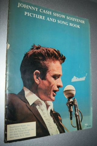 1966 Johnny Cash Show Souvenir & Songbook Country Music