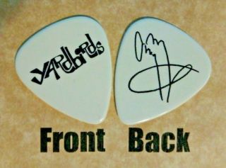 The Yardbirds Band Logo Jimmy Page Signature Guitar Pick - Q