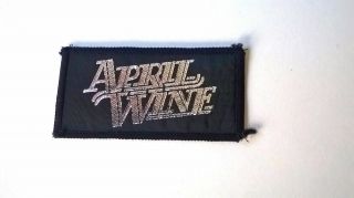 April Wine Rare Collectable Woven Band Patch