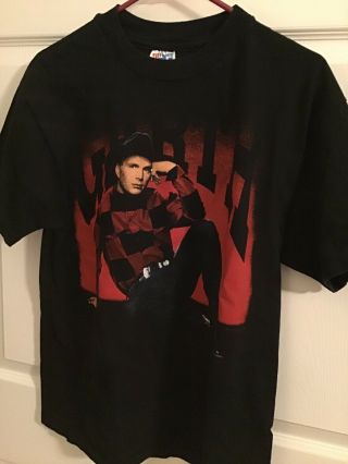 Vintage Garth Brooks Tshirt Black From 1992 Tour - Large
