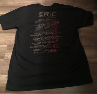 Eric Church Holdin My Own 2017 Tour Shirt Large Concert Double Sided Country 2