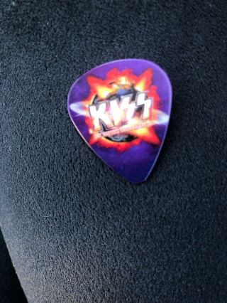 Kiss Hottest Show Earth Tour Guitar Pick Paul Stanley Signed Montréal Qc 7/24/11