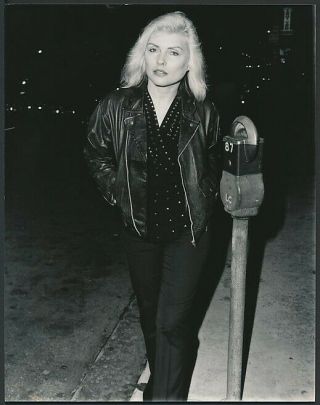1980 Photo Debbie Harry Punk Rock Star Of Blondie Streets Of Hollywood