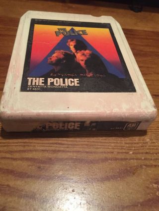 The Police/ Zenyatta Mondatta 1980 A & M Records 8 Track Tape 2