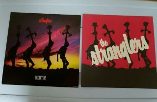 The Stranglers Dreamtime 12 " X 12 " Lp - Sized Promotional Poster Flats Set 1987