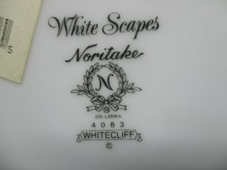 NORITAKE WHITECLIFF GOLD DINNER PLATE 10 3/4 