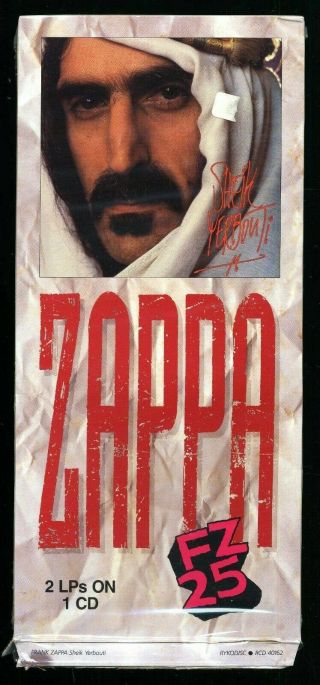 Frank Zappa - Sheik Yerbouti - Empty Longbox No Cd Long Box Only