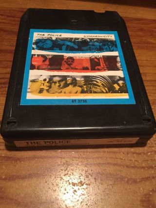 The Police/ The Police Synchronicity 1983 A & M Records 8 Track Tape