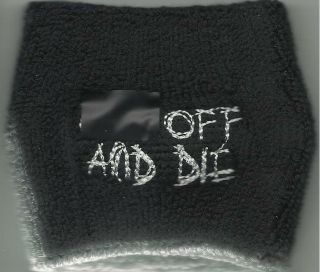 Darkthrone F O And Die/black 2014 Sweatband Official Merchandise