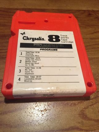 Jethro Tull / Agualung 8 Track Tape 3