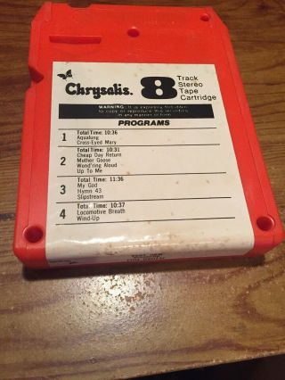 Jethro Tull / Agualung 8 Track Tape 4