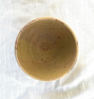 Vintage Hand Thrown Studio Art Pottery Stoneware Bowl - Signed MS or SW 2