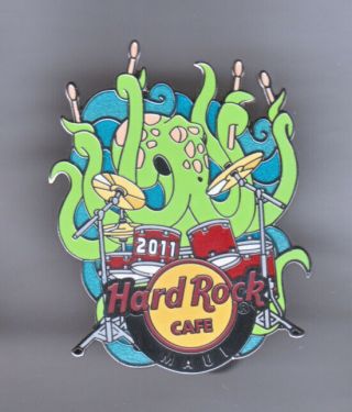 Hard Rock Cafe Pin: Maui 2011 Octopus Le300