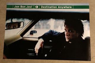 Bon Jovi Promo Poster Destination Anywhere 2 - Sided 1997 Huge 24x36 Near