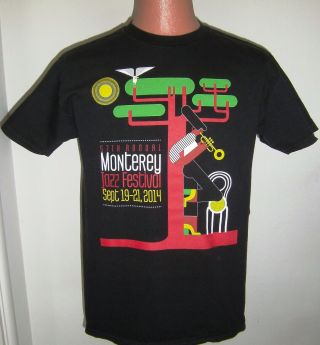 Monterey Jazz Festival - 2014 - Official T - Shirt - Herbie Hancock - Booker T - Many More