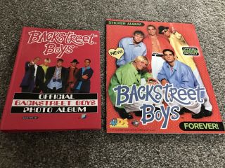 Offical Backstreet Boys Photo Book And Sticker Album Both Completed
