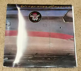 Lp Album Wings Over America 3 Record Set,  Poster Ex