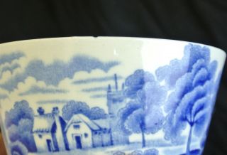 English Scenery Blue Cup & Saucer Enoch Wood & Sons England Blue Transferware 6