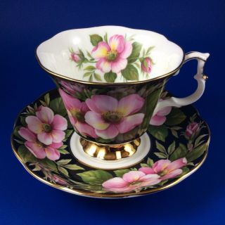 Royal Albert - Provincial Flowers - Alberta Rose - Bone China Tea Cup And Saucer