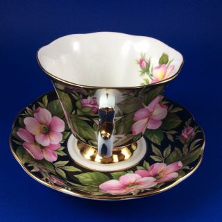 Royal Albert - Provincial Flowers - Alberta Rose - Bone China Tea Cup And Saucer 2