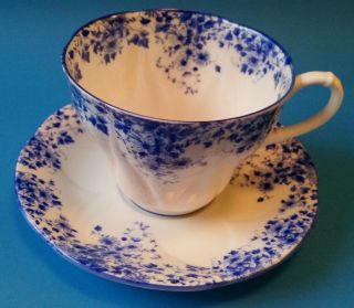 Royal Albert Dainty Blue Tea Cup And Saucer