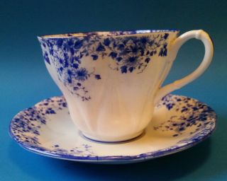 Royal Albert Dainty Blue Tea Cup and Saucer 4