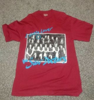 The Saw Doctors Tour T - Shirt.  Red.  Large.  I Useta Lover