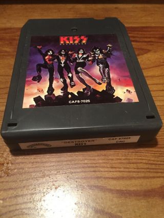 Kiss/ Destroyer 1976 Casablanca Records 8 Track Tape