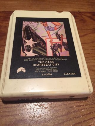 The Cars / Heartbeat City 1984 Elecktra Records 8 Track Tape