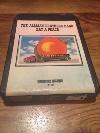 The Allman Brothers Band/ Eat A Peach 1972 Capricorn Records 8 Track Tape