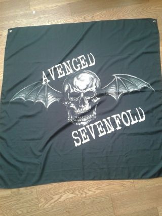 Avenged Sevenfold 44 " X 43 " Deathbat Tapestry / Flag With 4 Grommets