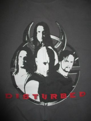 Disturbed Concert Tour (lg) T - Shirt David Draiman