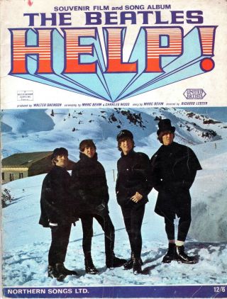 Help The Beatles Help 1965 Uk 34 - Page Souvenir Film And Song Album