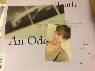 Seventeen - Official An Ode - Truth Version - Dino Photocard
