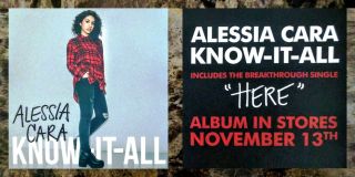 Alessia Cara Know It All Ltd Ed Rare Sticker,  R&b/pop/hip Hop Stickers