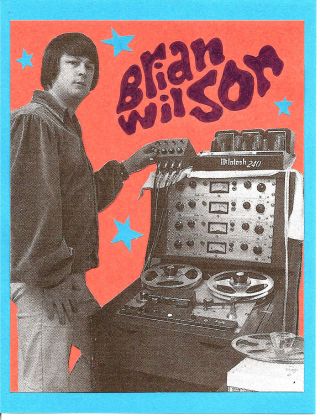 Brian Wilson Poster.  Beach Boys,  Pet Sounds.