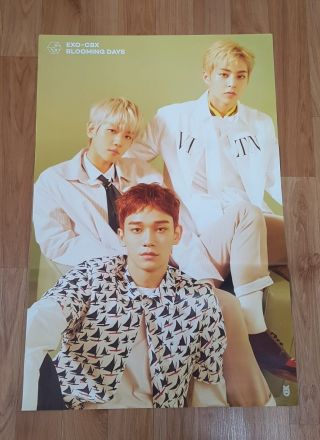 K - Pop Exo - Cbx 2nd Mini Album [blooming Days] Official Poster - -
