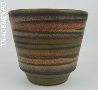 Vintage 60 - 70s Scheurich Keramik West German Pottery Planter Fat Lava Era
